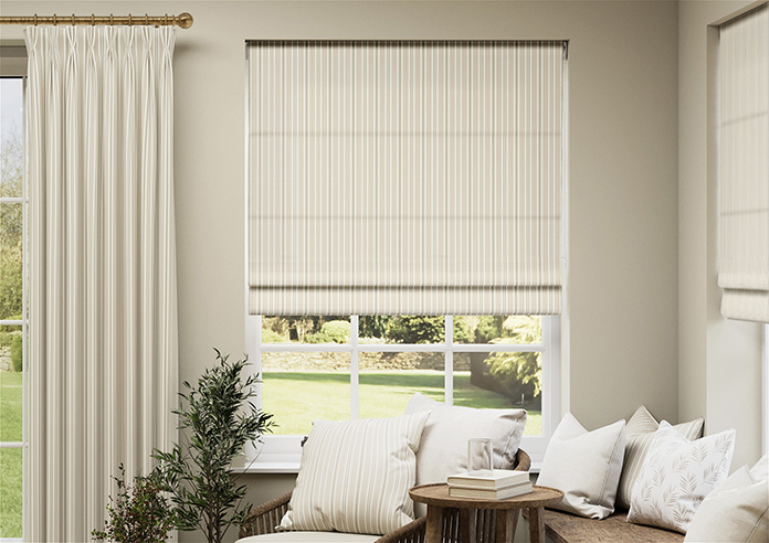 The British Stripe Co. Charles, Dover No.1 - Twist&Fit Roman Blind - Image 3